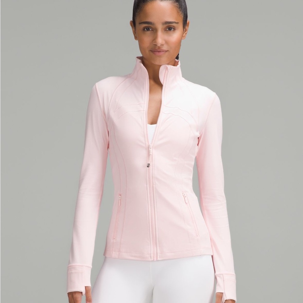 Lululemon define nulu jacket pink strawberry milkshake size 0